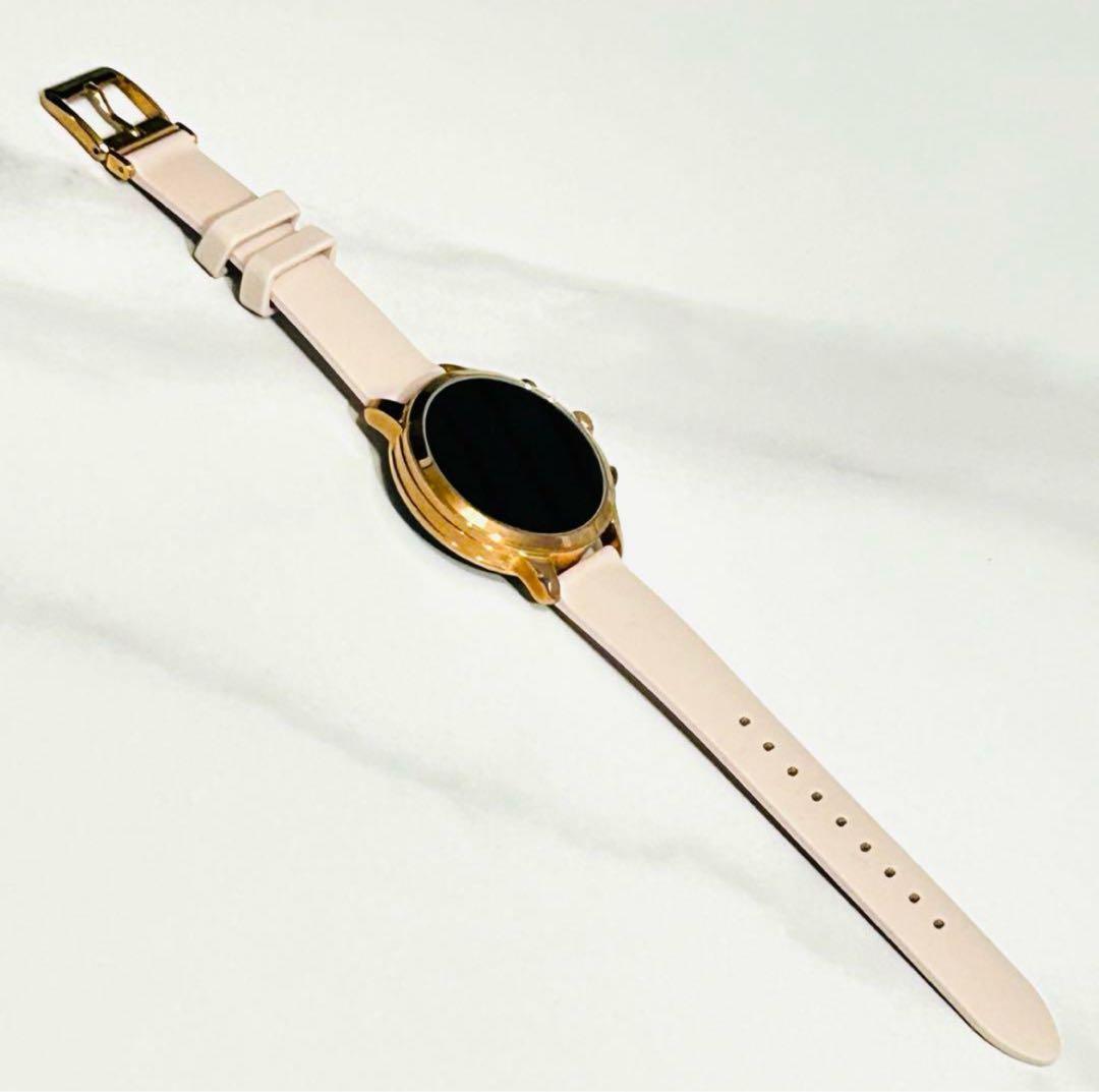716【MICHAEL KORS】美品／スマートウォッチ用ラバーベルト／ピンク系