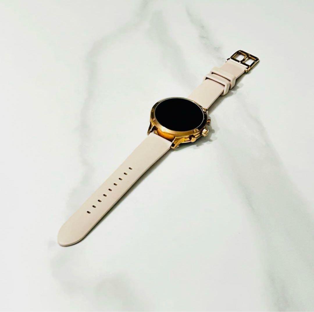 716【MICHAEL KORS】美品／スマートウォッチ用ラバーベルト／ピンク系