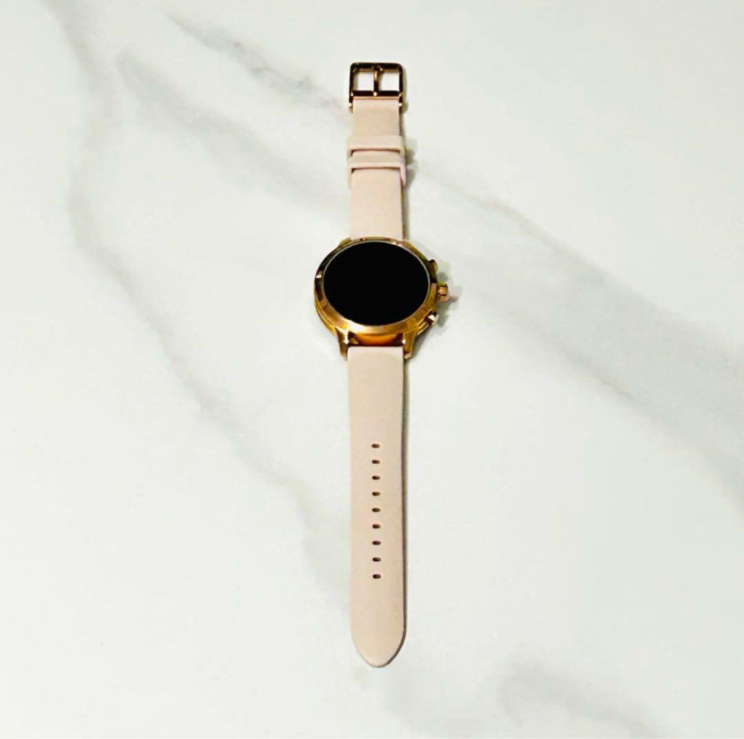 716【MICHAEL KORS】美品／スマートウォッチ用ラバーベルト／ピンク系