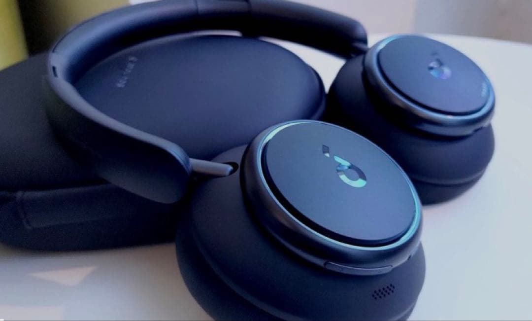 Anker Soundcore Space Q45ワイヤレスヘッドホン Blue