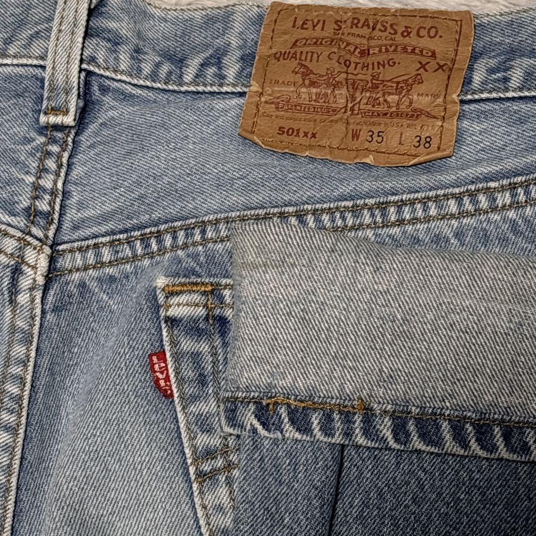 乙*。様 92年12月製　Levi's リーバイス　赤文字　501xx ボタン裏
