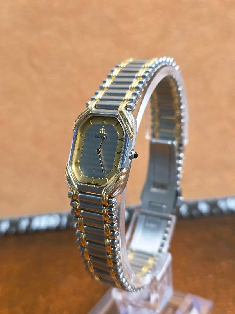 T06A【美品】セイコー クレドール 18KT クォーツ【2F70-5490】
