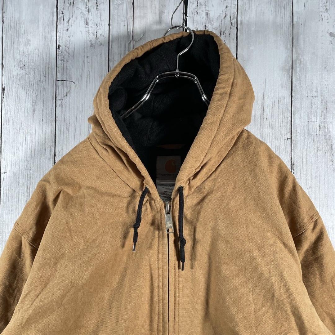 carhartt カーハート アクティブジャケット フーディ XL相当 ブラウン