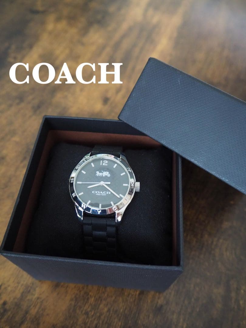 COACH コーチ メンズ レディース 腕時計 ラバーベルト
