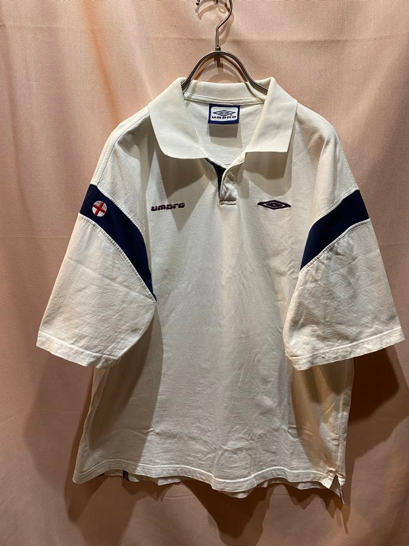 Umbro イングランド代表 アンブロ サッカー ポロシャツ ゲーム　ホワイト