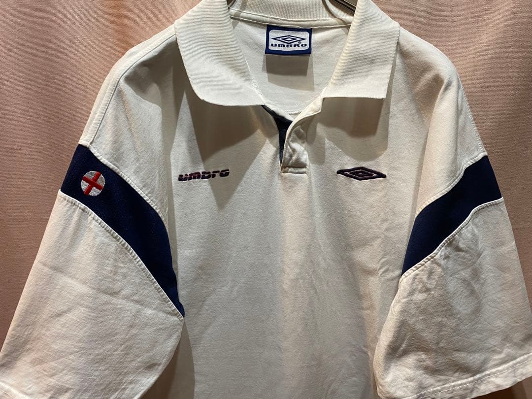 Umbro イングランド代表 アンブロ サッカー ポロシャツ ゲーム　ホワイト