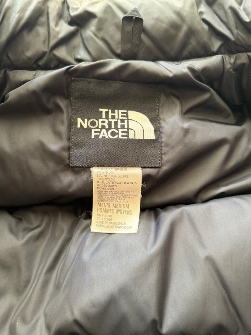 THE NORTH FACE ダウンベスト メンズM カーキー×ブラック