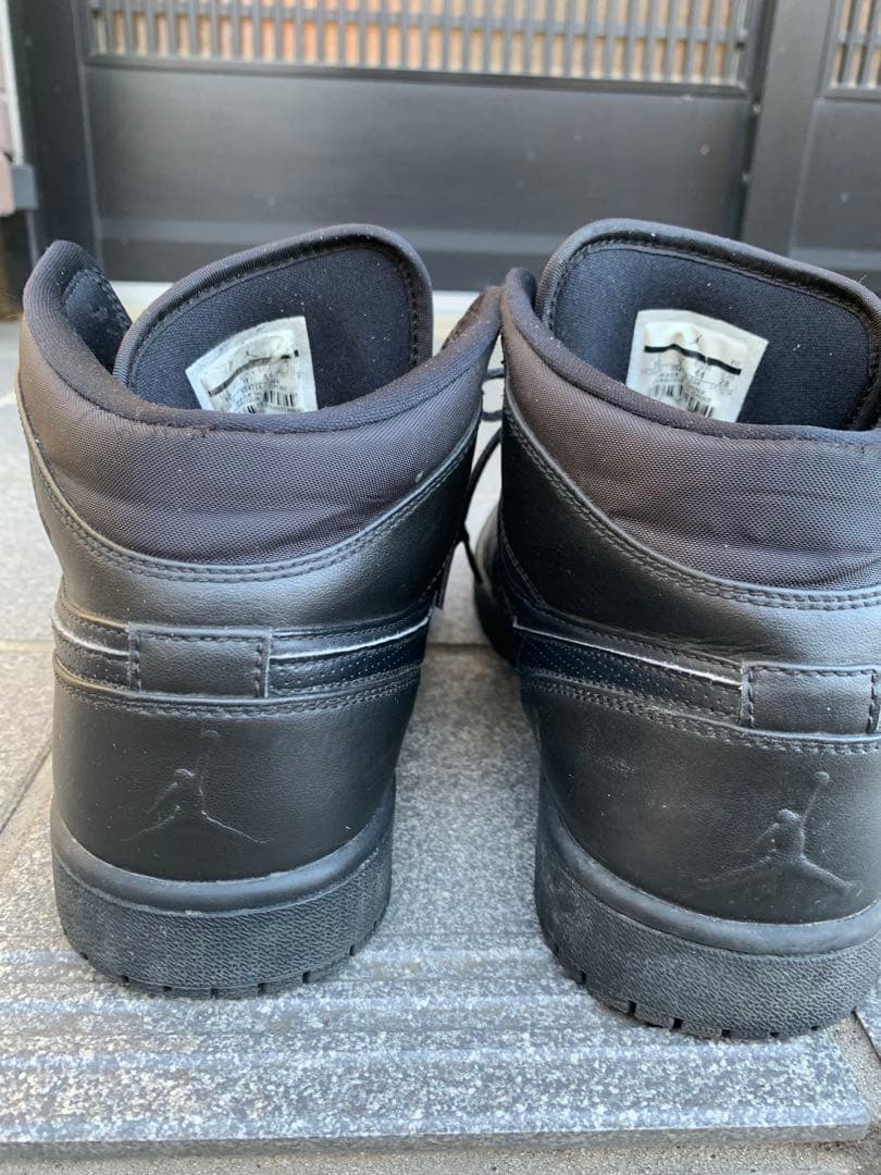 [人気モデル]NIKE エアジョーダン　1MID ブラック　28cm 早い者勝ち