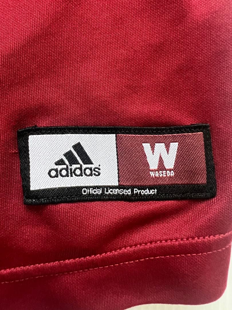 アディダス adidas オールド 早稲田大学 トレーニングウェア シャツ M