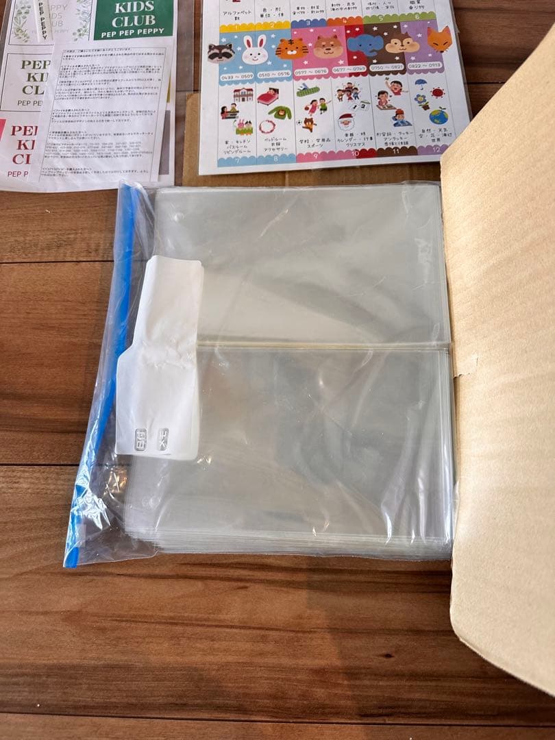 ほぼ新品！ペッピーキッズクラブ 収納カード ファイル セット
