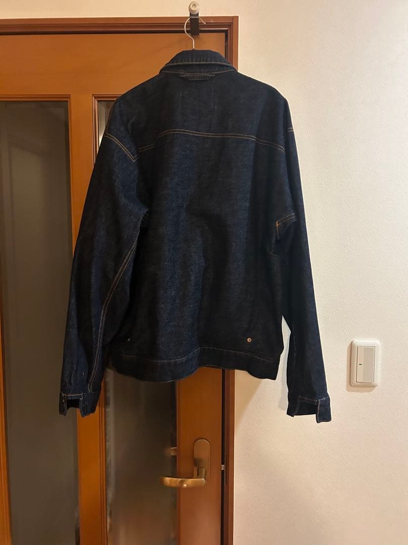【売り切り希望】o-レイチョウルイラボ デニムジャケット　XXLOS M