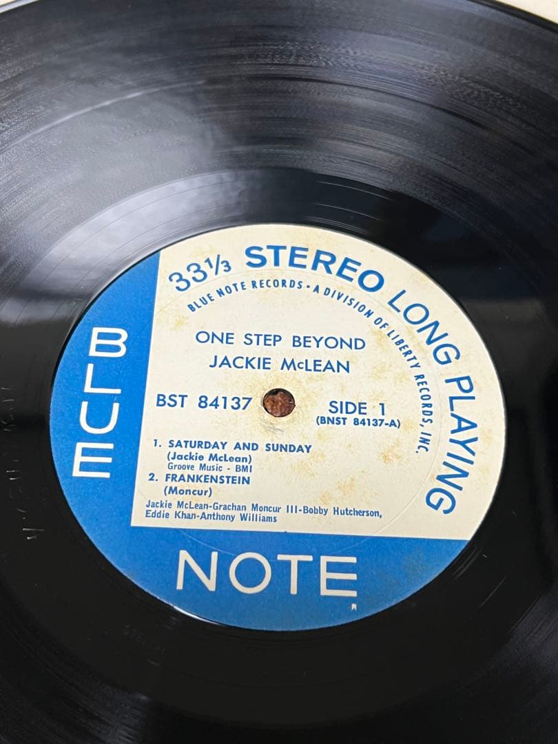 洋楽 LP JACKIE McLEAN ONE STEP BEYOND 84137