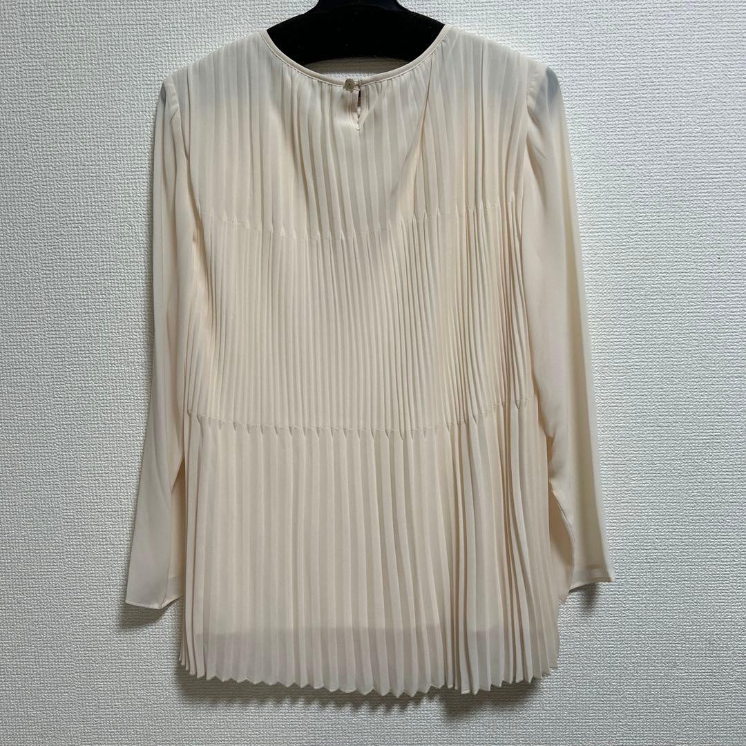 新品タグ付　自由区　シフォンプリーツブラウス　40 卒業式　入学式