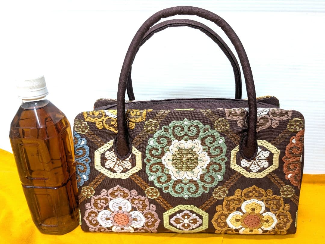 帯地使用和装ブラウンバッグ使用感無し中古美品
