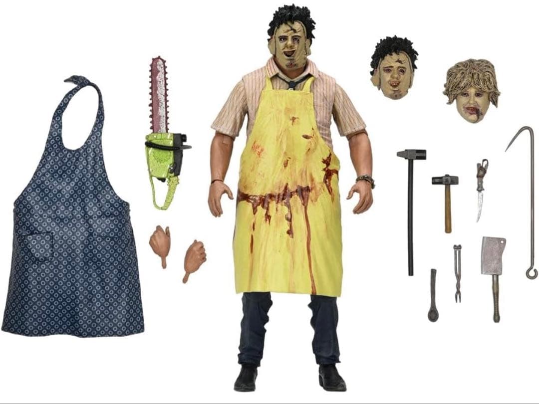 ネカ　 悪魔のいけにえ　50周年記念　レザーフェイス　NECA 新品　未開封