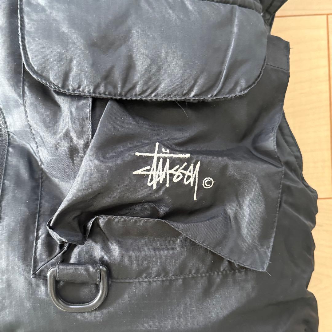 名作 stussy ステューシー 00s リバーシブル フィッシングベスト