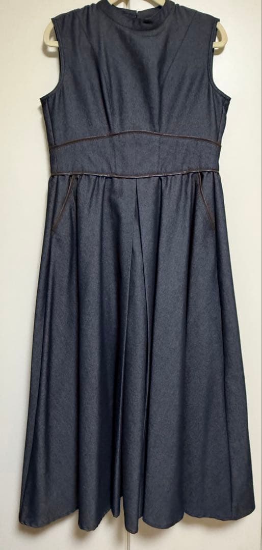 Herlipto Trimming Denim Effect Dress♡