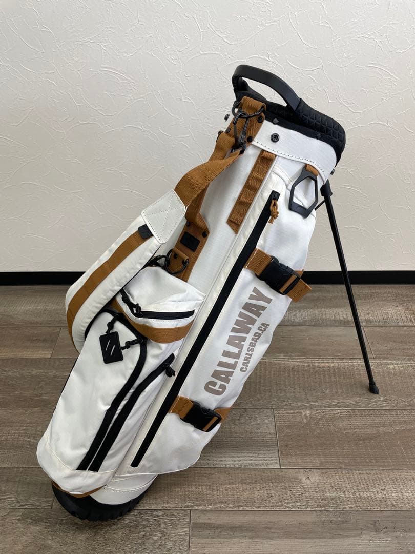 CALLAWAY キャディバッグ ホワイト・ブラウン