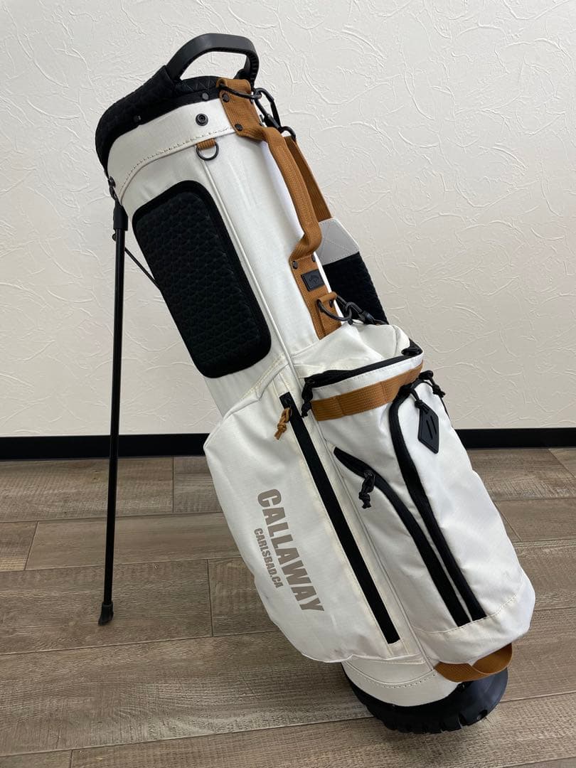 CALLAWAY キャディバッグ ホワイト・ブラウン