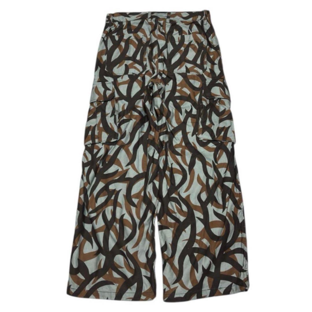 パンツ tribal camo wide cargo pants archive y2k