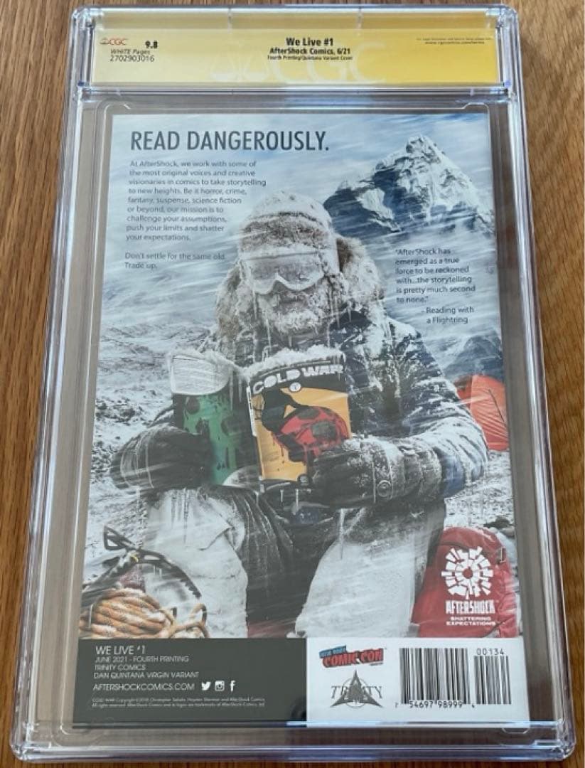 We Live #1 サイン・スケッチ入り CGC 9.8 アメコミリーフ