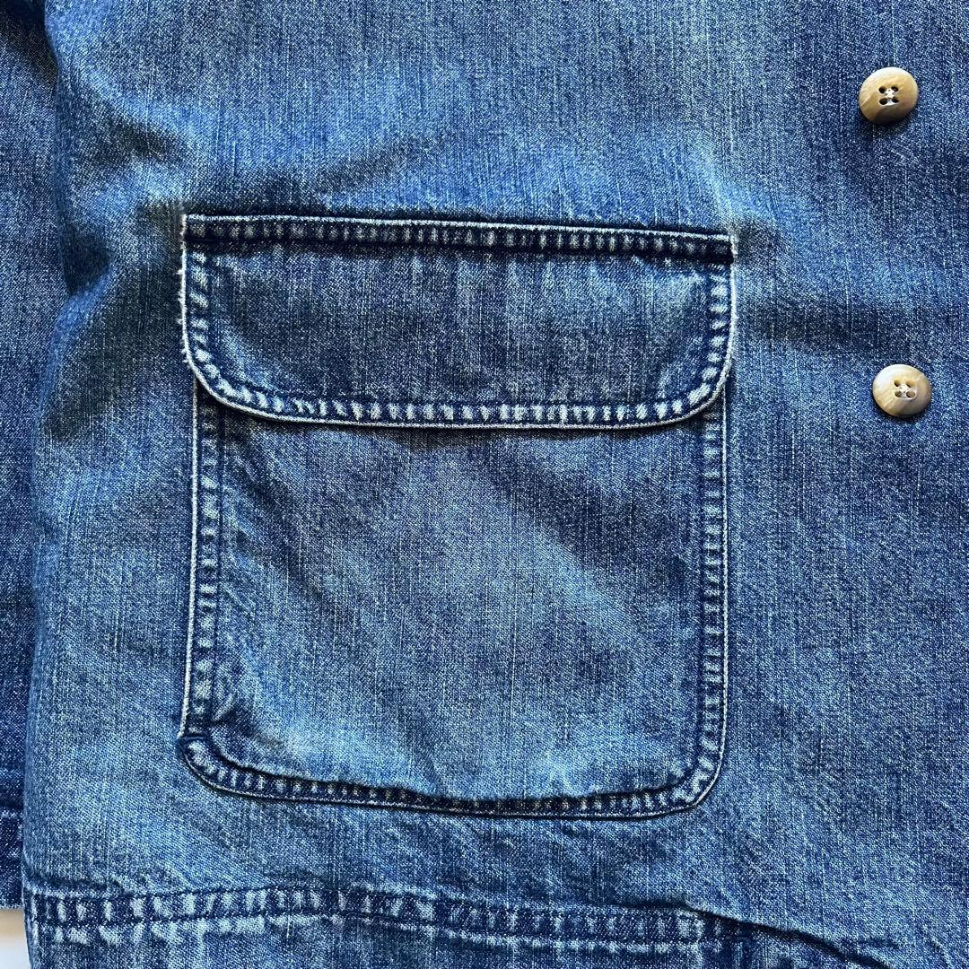 80~90s L.L.been デニムダブルブレストジャケット