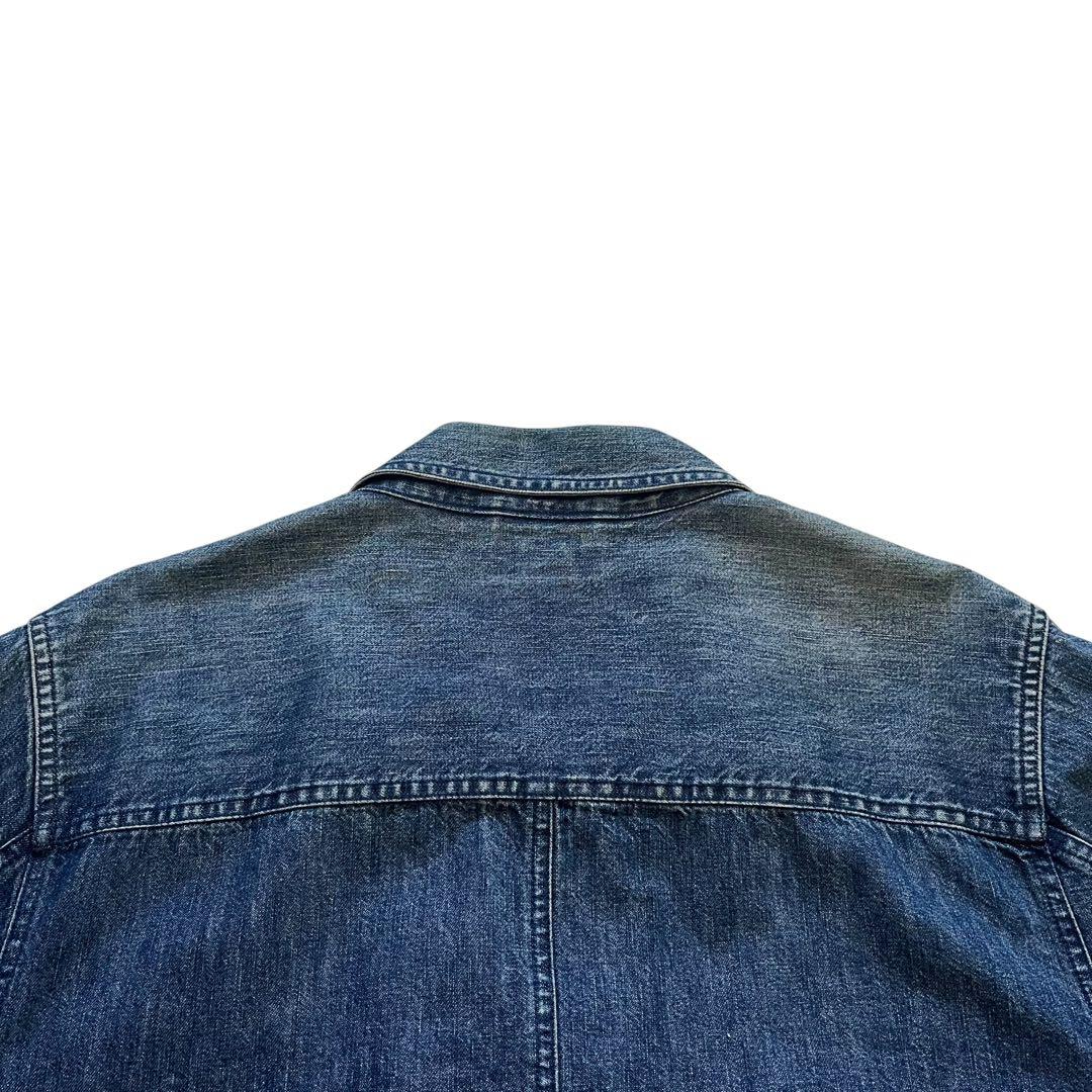 80~90s L.L.been デニムダブルブレストジャケット