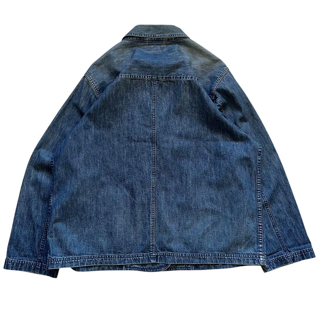80~90s L.L.been デニムダブルブレストジャケット