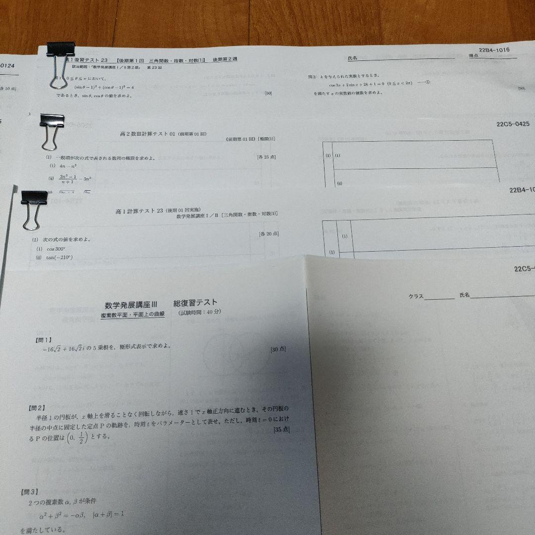 鉄緑会　プリント　まとめて250枚以上