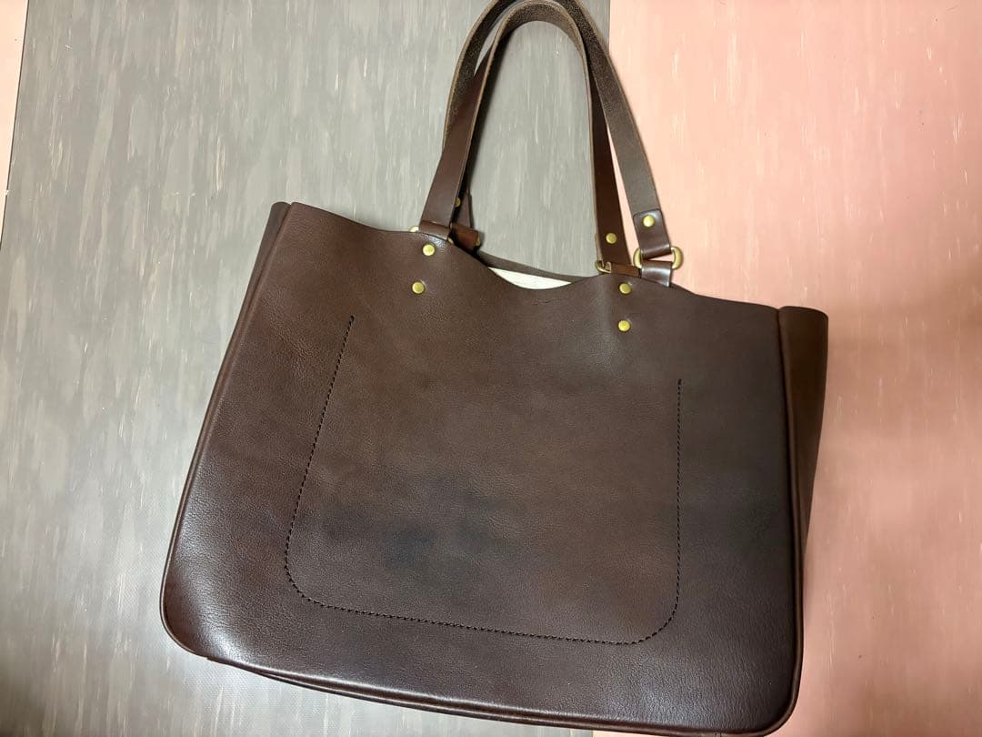 バッグ SLOW&CO Bono-Tote Bag-Width Type choco