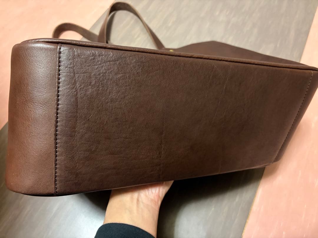 バッグ SLOW&CO Bono-Tote Bag-Width Type choco