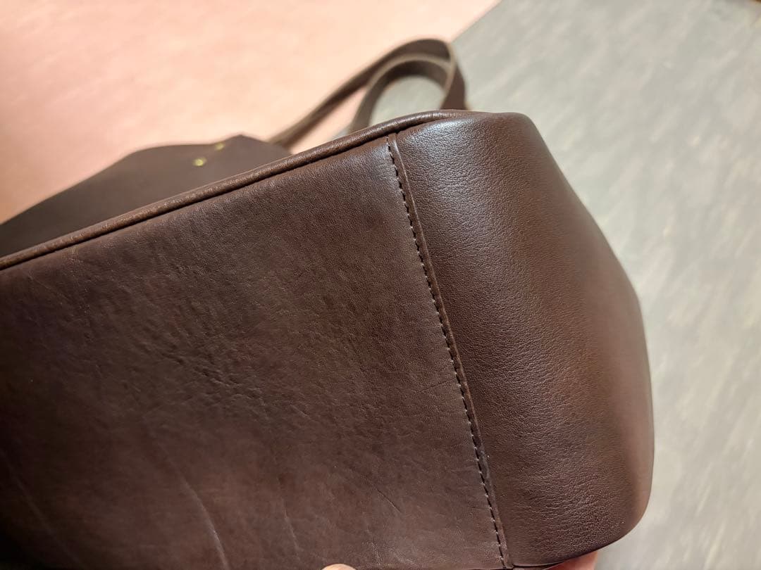 バッグ SLOW&CO Bono-Tote Bag-Width Type choco