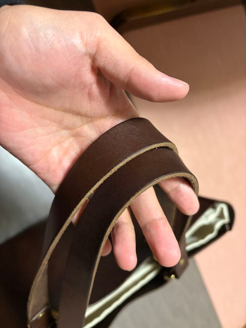 バッグ SLOW&CO Bono-Tote Bag-Width Type choco