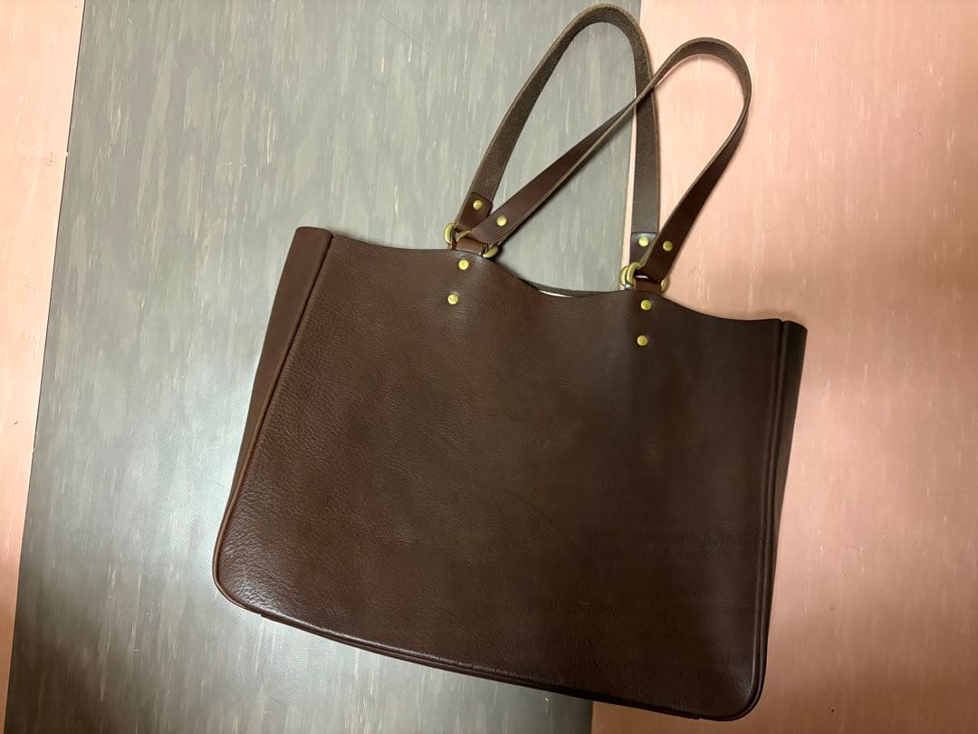 バッグ SLOW&CO Bono-Tote Bag-Width Type choco