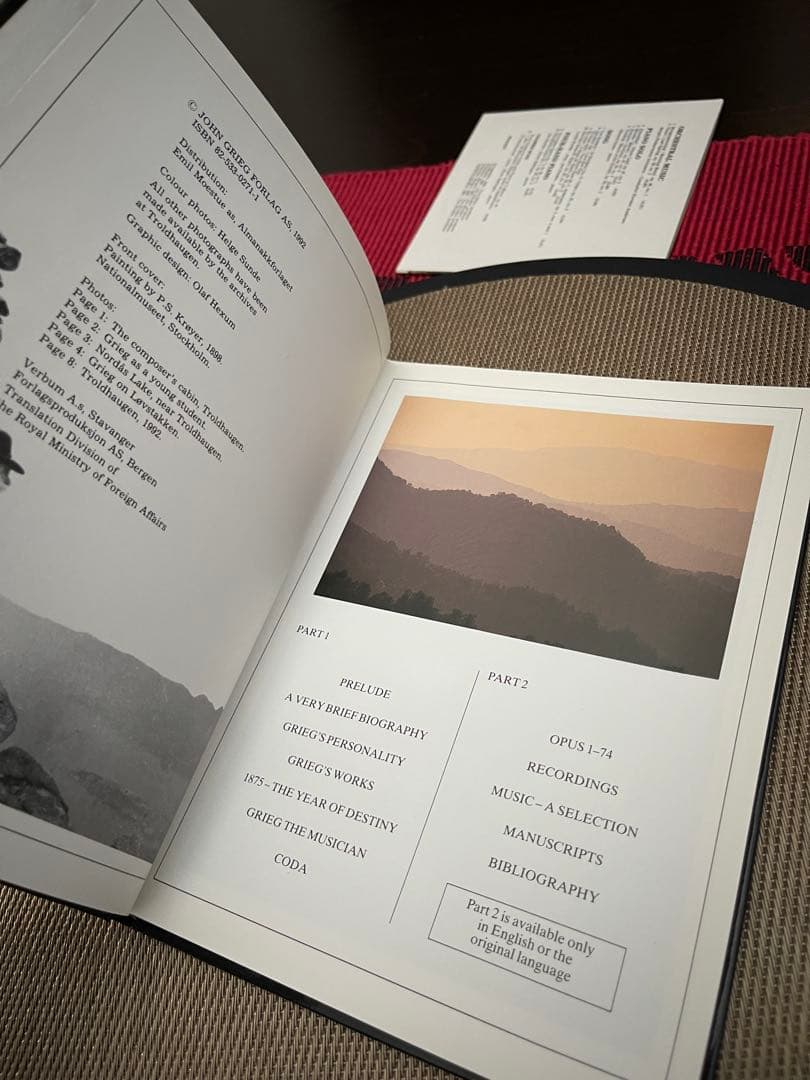 EDVARD GRIEG IN WORDS AND MUSIC CD付き