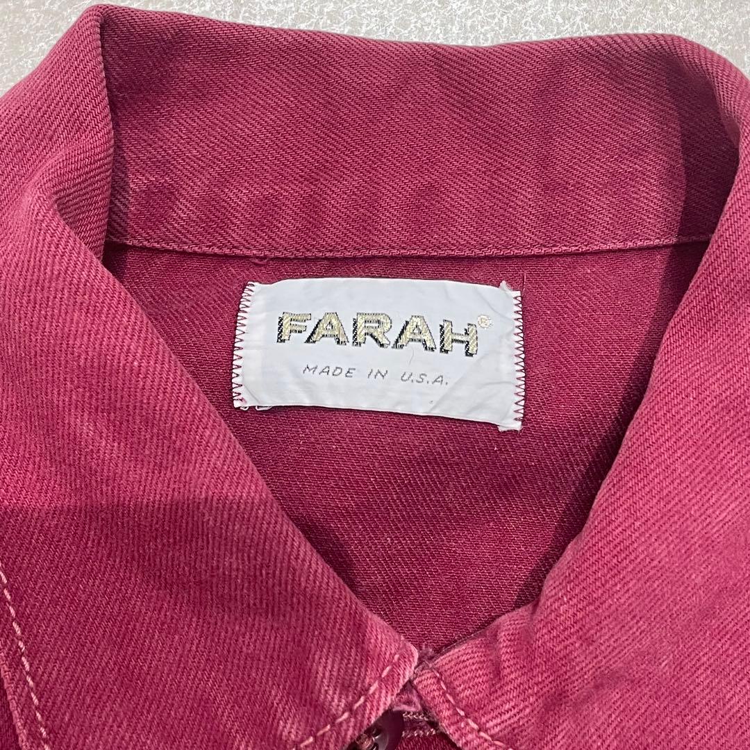 FARAH 70's USA製 コットン ワーク ジャケット