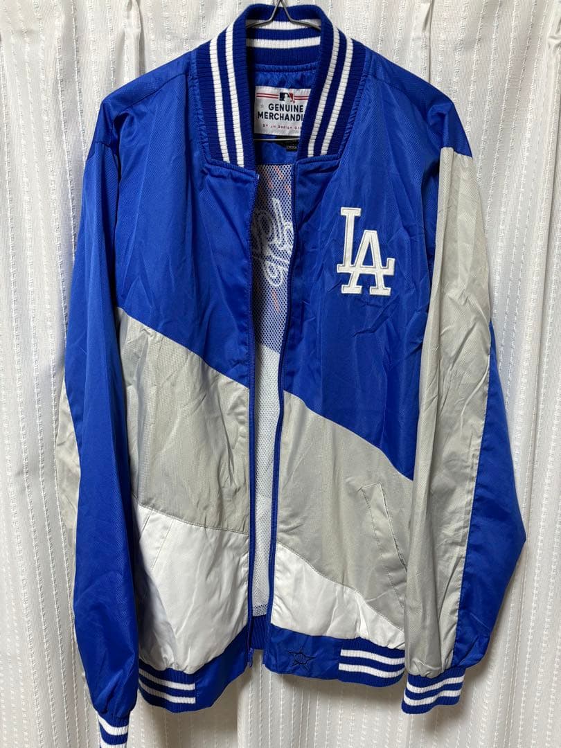 Dodgers ジャケット XL 青/銀