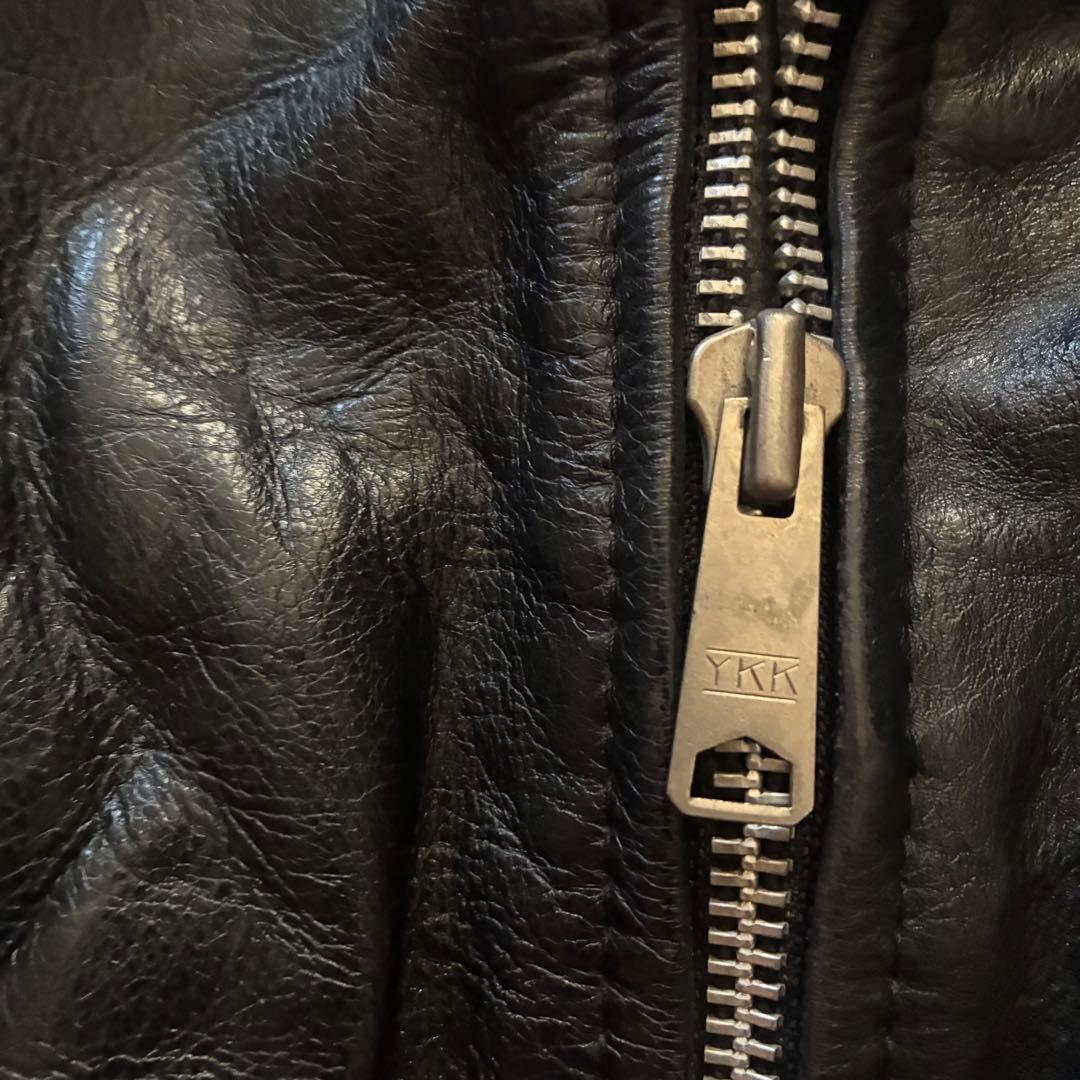 80s vintage mirage レザーダブルライダースジャケット 古着