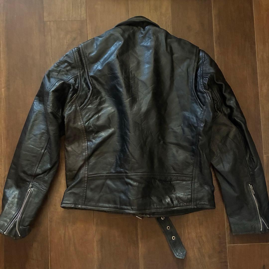 80s vintage mirage レザーダブルライダースジャケット 古着
