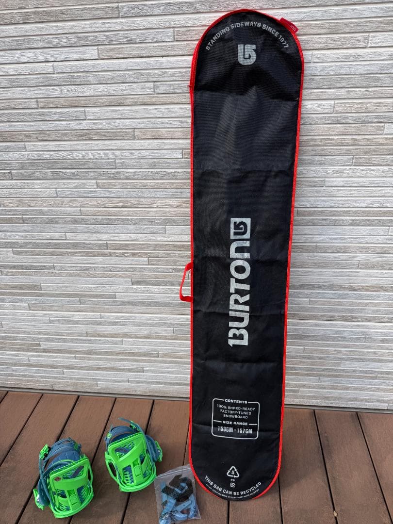 【Burton】スノーボード2点セット おまけ付きCUSTOM GENESIS