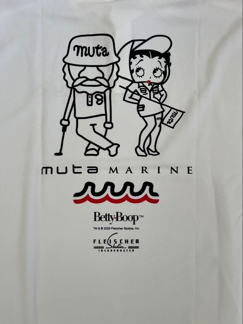 限定　新品　muta Betty Boop コラボ　ポロ　xxl ムータ　ベティ