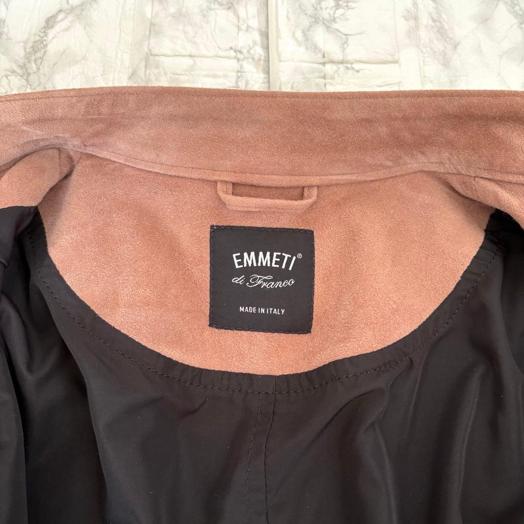 【高級美品】EMMETI エンメティ JURI ゴートスキンスエード 44