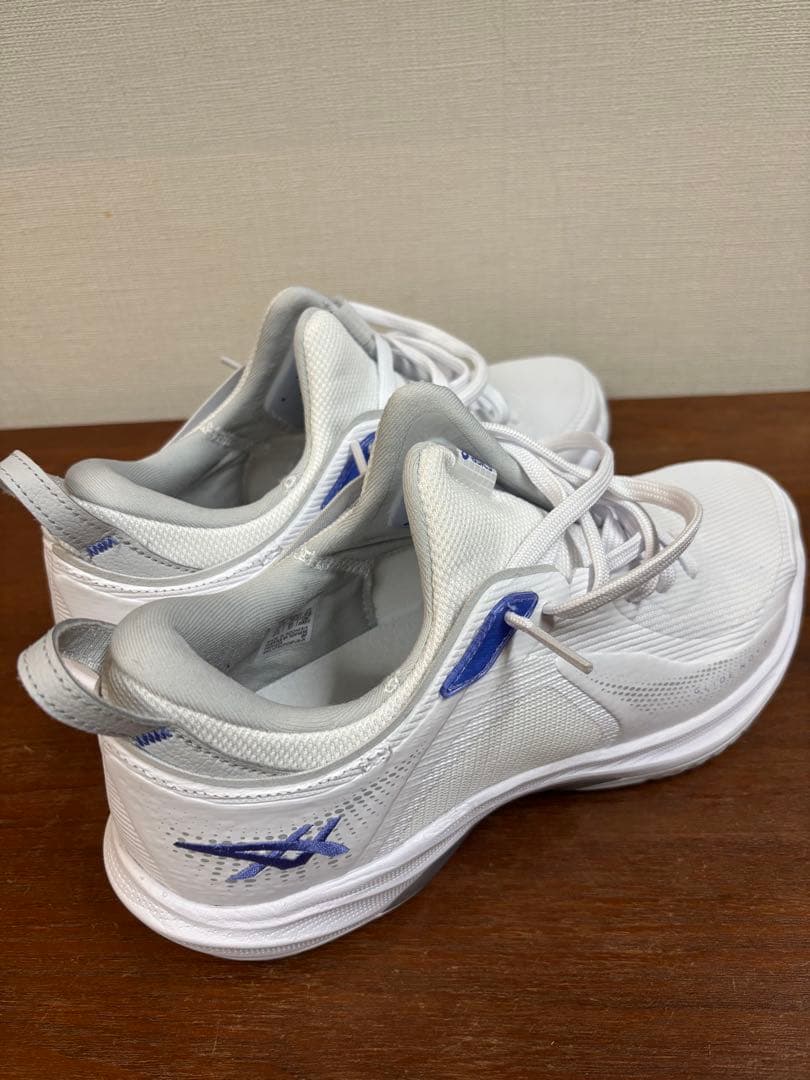 アシックス ホワイト メッシュ シューズ