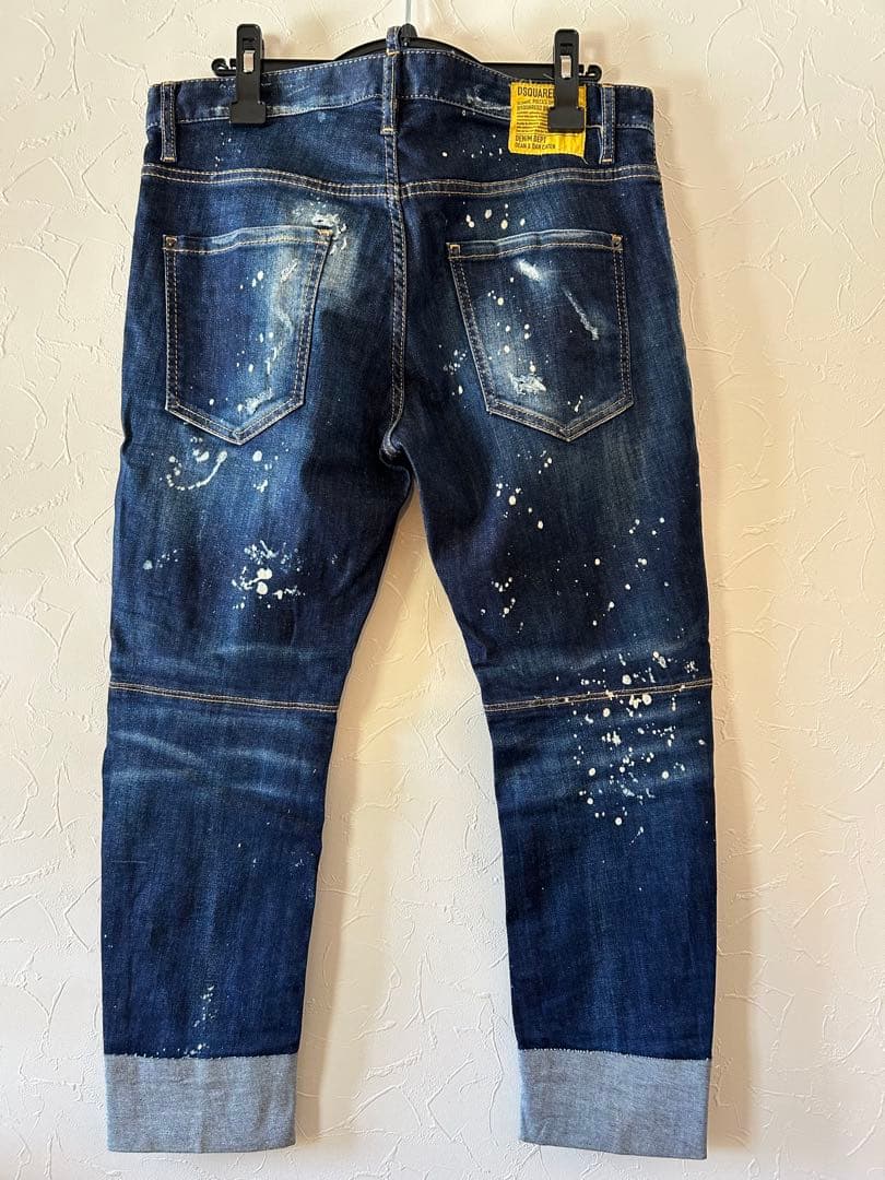 未使用　DSQUARED2 ダメージ加工デニム　46