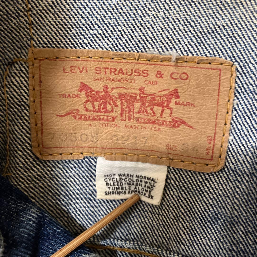デ*ム様 ブランクタブ LEVI'S 70505 布タグ34 リーバイス 70s