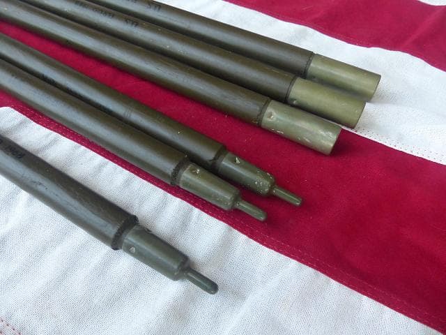 1968” 米軍実物 ナム戦 デッド!　テントポール　6本セット 軍幕 267