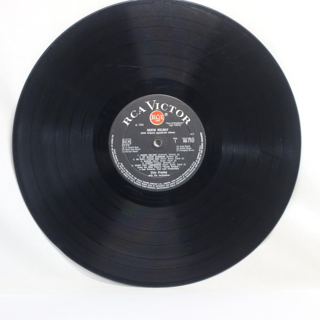 英LP Elvis Presley Harem Holiday UK盤 深溝