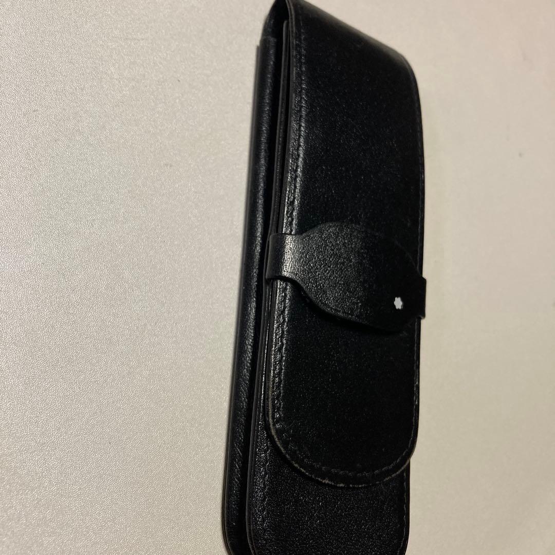 Montblanc モンブラン 本革　筆箱　ペンケース　2-3本用　レザー