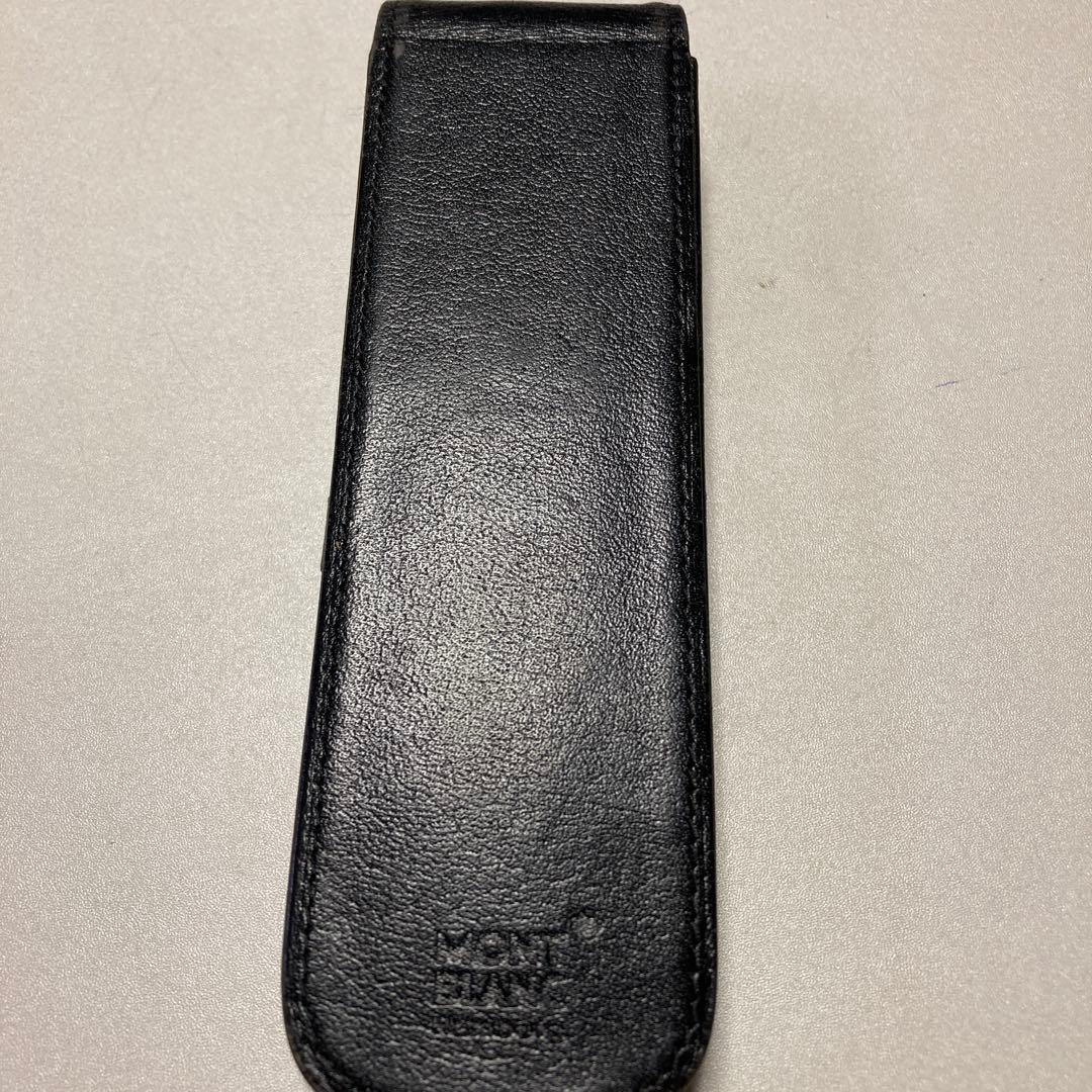 Montblanc モンブラン 本革　筆箱　ペンケース　2-3本用　レザー