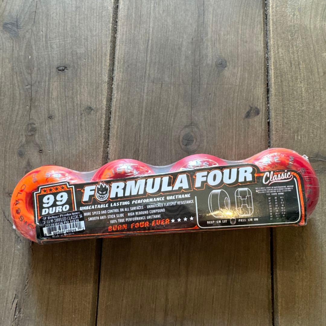 スケートボード SPITFIRE FORMULA FOUR Classic 56mm99a